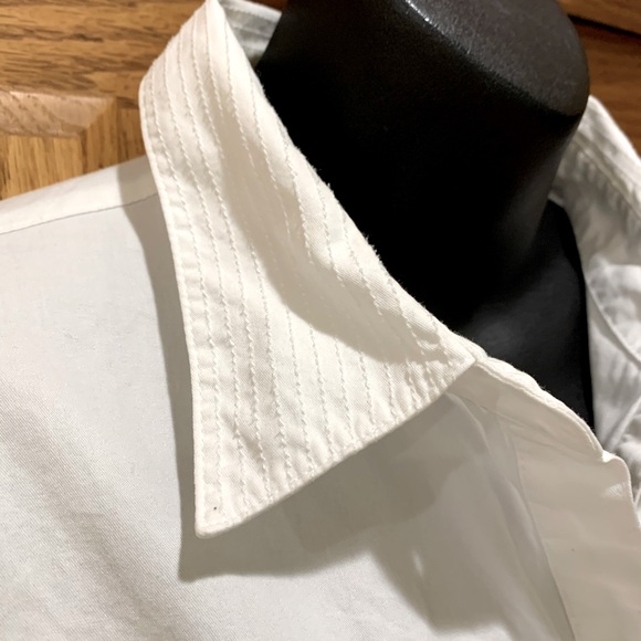 Chicos Platinum ladies oversized White Button-Up Shirt, size XL, bust 48” - Picture 3 of 7